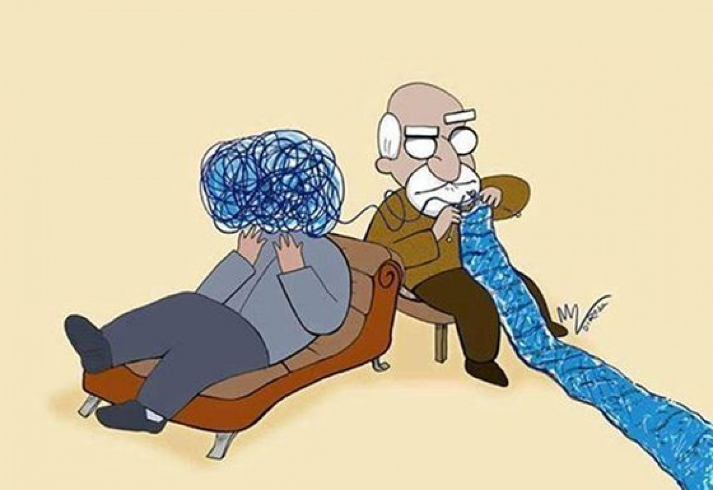 Открытка психологу